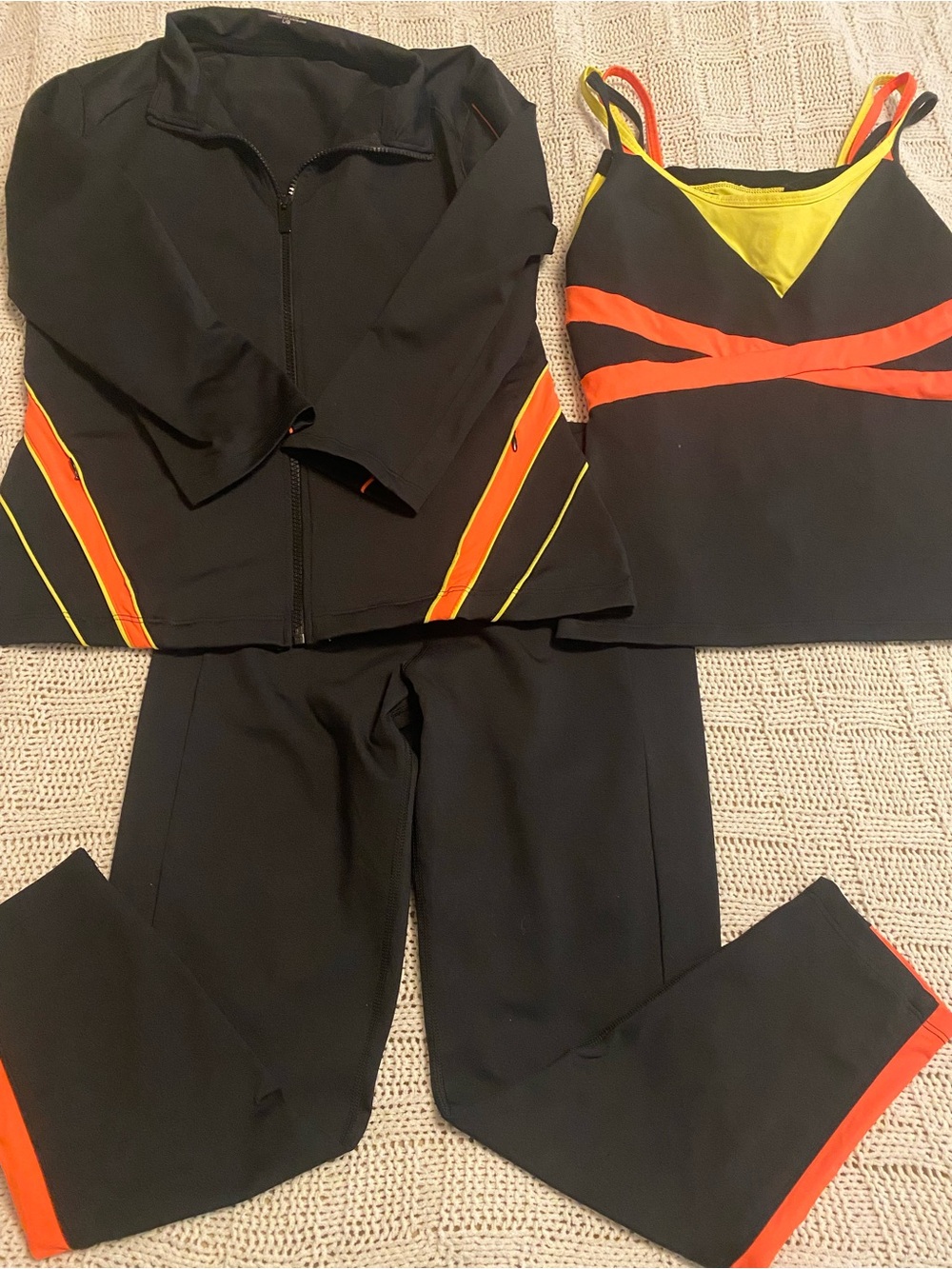 bebe sport Black Athletic Top